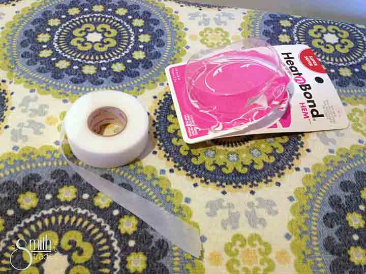 No-Sew Tablecloth hem tape