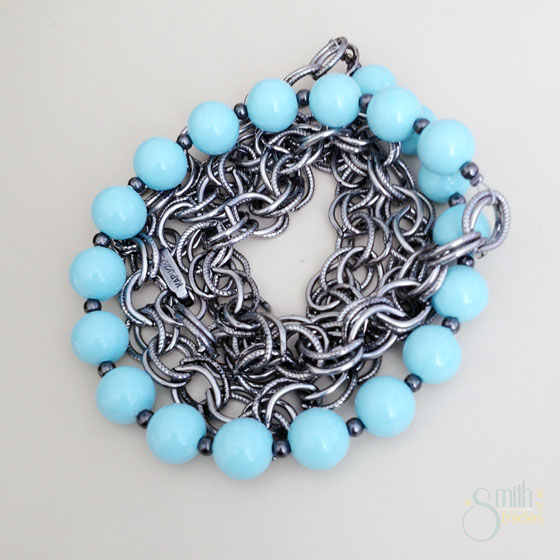 {A Smith of All Trades} Gunmental and Mint Necklace3