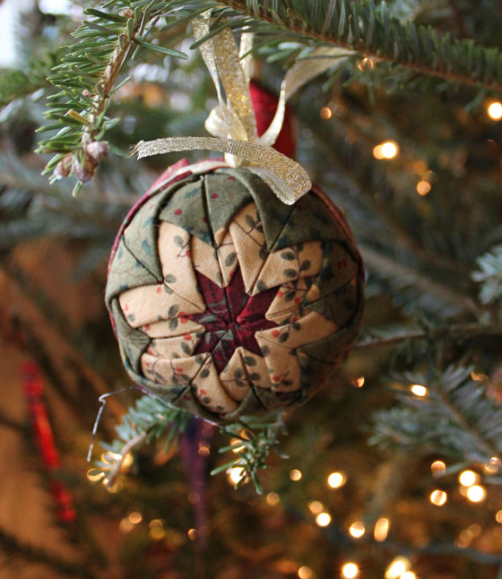 Quilted ornament