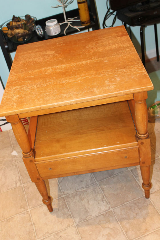 Navy Side Table_Before